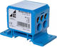 Elektro Plast Stromverteilungsblock 2x4-50mm2 + 3x4-35mm2 + 4x2.5-25mm2 Blau Db2-n