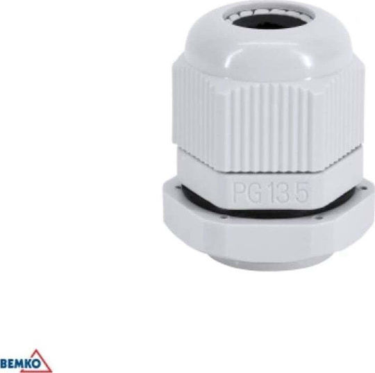 Bemko Graue Kabelverschraubung Pg-13.5 Packung 100 Stück