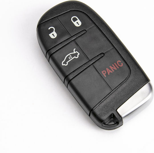 Car Key Remote Shell Fiat Dodge Jeep 4 Buttons
