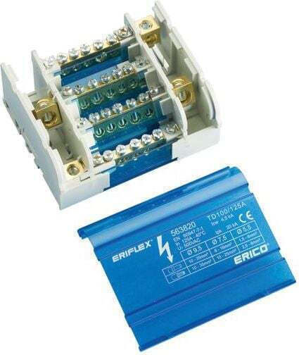 Erico Distribution Block 1p 6x10-35mm2 Td 100/125a 563820