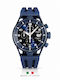 Locman Italy Men's Watch 41mm Battery with Blue Rubber Strap