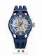 Locman Italy Men's Watch 42mm Automatic with Blue Rubber Strap
