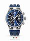 Locman Italy Men's Watch 41mm Battery with Blue Rubber Strap