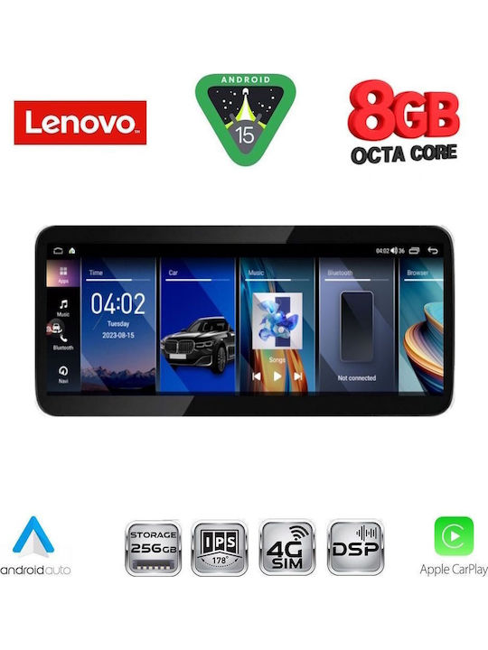 Lenovo Lenovo Auto-Audiosystem für BMW G30 2018-2024 (Bluetooth/USB/Eingebautes Wi-Fi / 3G/GPS/Apple CarPlay/Android Auto) mit Touchscreen 10.33" LVK 18969_CPA