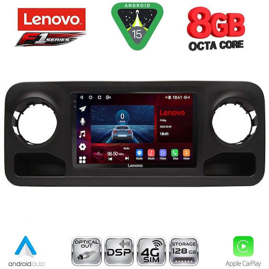 Lenovo Car Audio System for Mercedes-Benz Sprinter 2018 (Bluetooth/USB/WiFi/GPS/Apple-Carplay/Android-Auto) with Touch Screen 10"