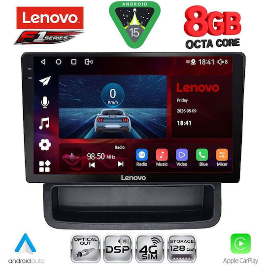 Lenovo Car Audio System for Opel Vivaro Renault Trafic Nissan Primastar 2004-2015 (Bluetooth/USB/WiFi/GPS/Apple-Carplay/Android-Auto) with Touch Screen 10"