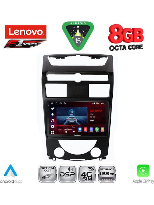Lenovo Car Audio System for Ssangyong Rexton 2006-2015 (Bluetooth/USB/WiFi/GPS/Apple-Carplay/Android-Auto) with Touch Screen 10"