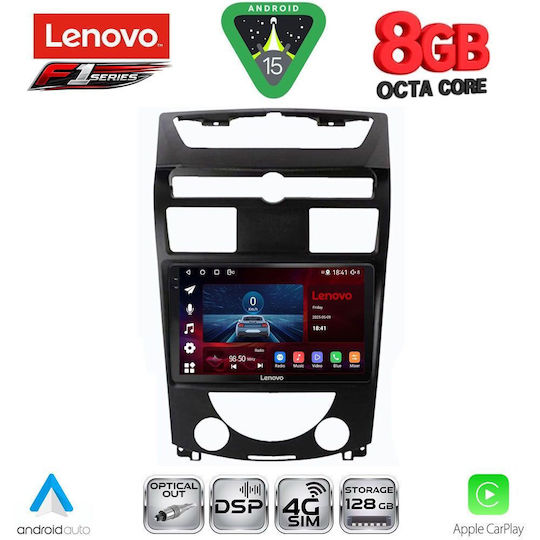 Lenovo Car Audio System for Ssangyong Rexton 2006-2015 (Bluetooth/USB/WiFi/GPS/Apple-Carplay/Android-Auto) with Touch Screen 10"
