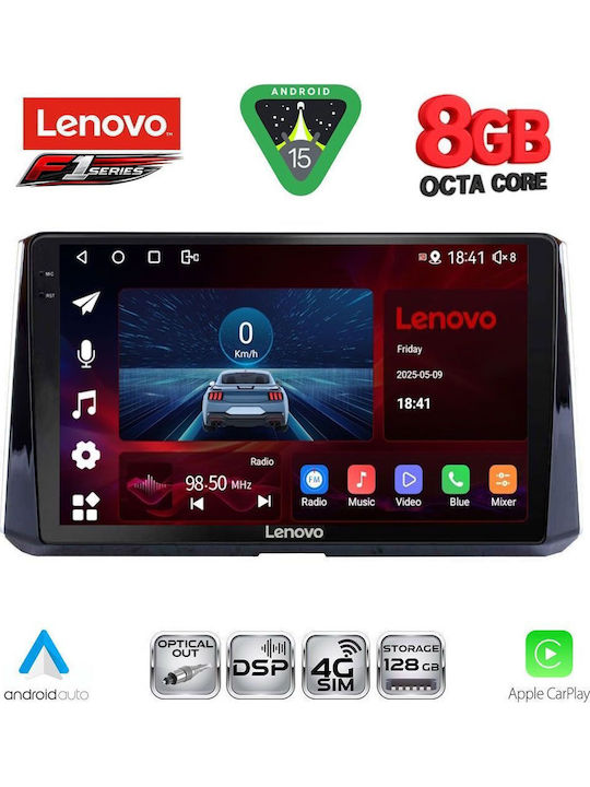 Lenovo Car Audio System for Toyota Corolla 2019 (Bluetooth/USB/WiFi/GPS/Apple-Carplay/Android-Auto) with Touch Screen 10"