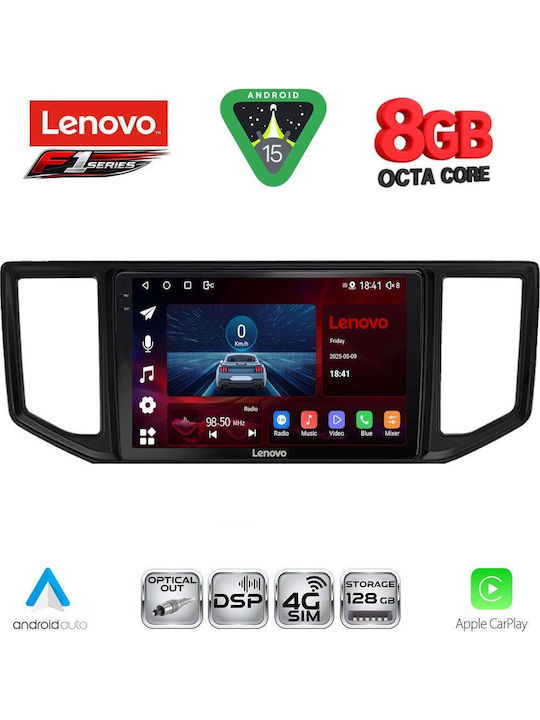 Lenovo Car Audio System for Volkswagen Crafter 2017 (Bluetooth/USB/WiFi/GPS/Apple-Carplay/Android-Auto) with Touch Screen 10"