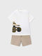 Kinder-Set mit Shorts Sommer 2Stück Cigar