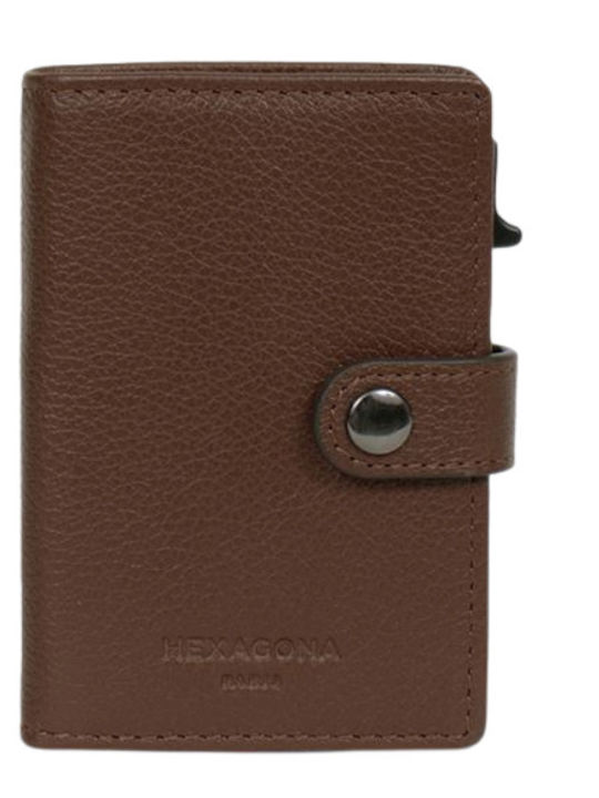 Hexagona Leather Men's Wallet Classic with RFID...