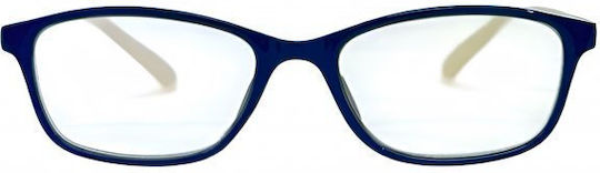 Frog Optical Reading Glasses +2.75 in Navy Blue color