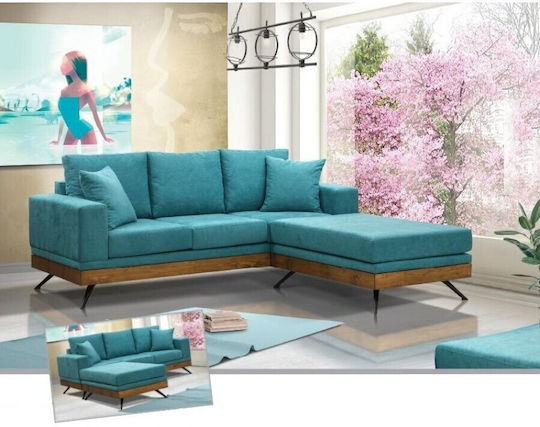 Ecke Sofa Hellblau 220x200cm