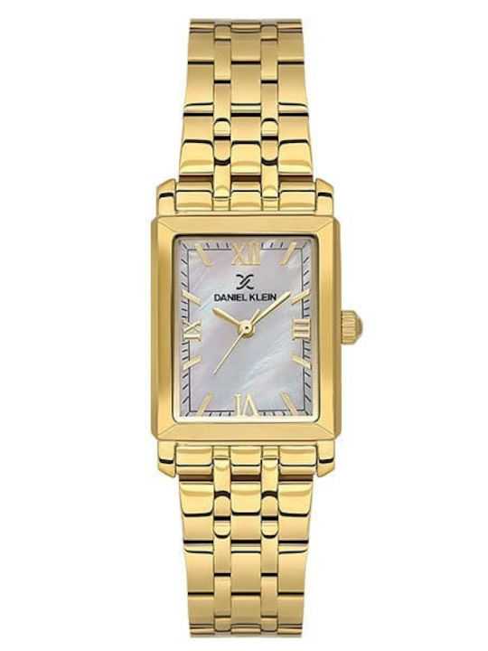Daniel Klein Women's Watch 22mm Battery with Gold Metal Bracelet