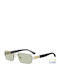 Dsquared2 Unisex Sunglasses with Silver Metal Frame and Silver Mirror Lens D20189/S-I20GP-57