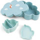 Done by Deer Done by Deer Baby & Kids Feeding Set Made of Plastic with Anti-Slip Blue Base 2 Pieces