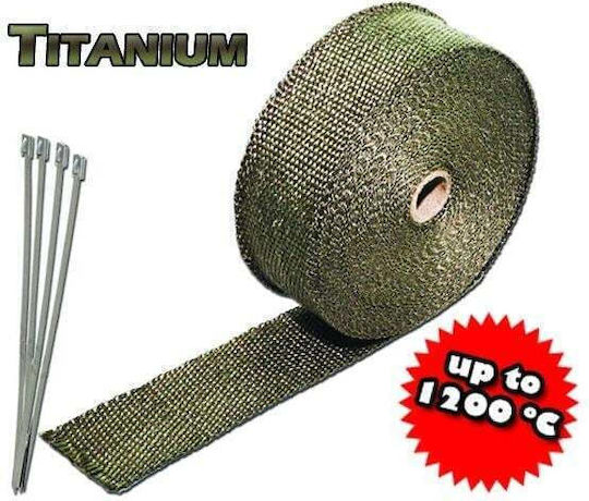 Titanium Exhaust Wärmeisolationsband Bis 1200 Grad Celsius