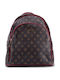 Women's Backpack Shoulder Bag Brown