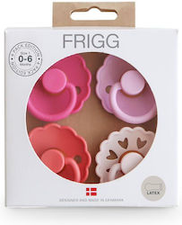 Frigg Πιπίλες Καουτσούκ για 0-6 μηνών 4τμχ Frigg Πιπίλες Καουτσούκ για 0-6 μηνών 4τμχ