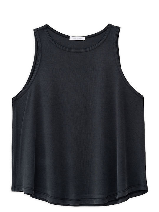 Philosophy Wear Γυναικεία Μπλούζα Αμάνικη με Δέ...