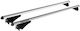 Menabo Aluminum Car Roof Bars Tiger XL Silver 131.5 Cm Silver Color BMW X5 E70 5 Doors 2010>2013 Flush Or Raised Rails 2 Pieces 8500/MB Menabo MP.8500/MB-23