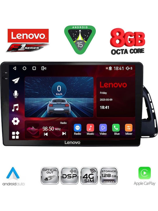 Lenovo Car Audio System for Audi Q5 2010-2018 (Bluetooth/USB/WiFi/GPS/Apple-Carplay/Android-Auto) with Touch Screen 10"