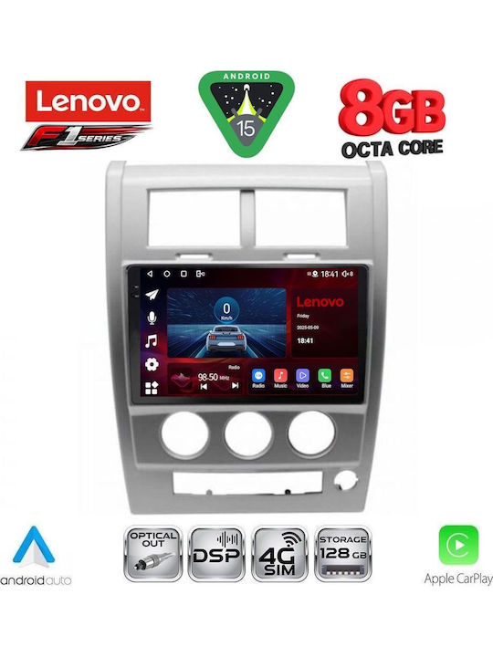 Lenovo Car Audio System for Jeep Cherokee / Liberty 2007-2014 (Bluetooth/USB/WiFi/GPS/Apple-Carplay/Android-Auto) with Touch Screen 10"