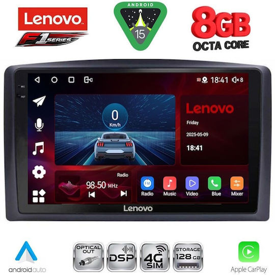 Lenovo Ηχοσύστημα Αυτοκινήτου για Mercedes-Benz Vito / Viano 2015-2022 (Bluetooth/USB/WiFi/GPS/Apple-Carplay/Android-Auto) με Οθόνη Αφής 10"