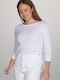 Women's Blouse Cotton White