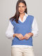 Winter Women's Tunic Sleeveless with V-Neck Raff