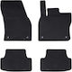 vidaXL Set Front and Back Car Mats 4 Pieces for Seat Ateca Skoda Karoq 2016 Black
