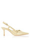 Pumps mit Riemchen & mittelhoher Absatz Gelb