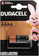 Duracell Long Lasting Αλκαλική Μπαταρία AAAA 1.5V
