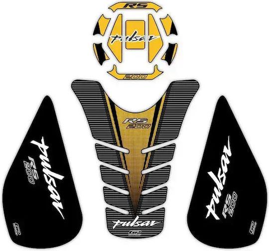 Gpk 3d Satz Tank Pad Bajaj Rs 200 2015-2020 Gelbe