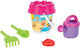 Mini Schloss Rosa Eimer Sandformen Set