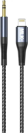 Mlk+ Braided 3.5mm to Lightning Cable 1m