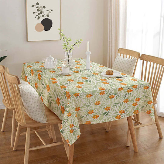 Hermia Tischtuch Multi-green 140x140cm