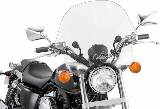 Slipstreamer Vizieră Viper Ss-10-c Harley Davidson Xlh 883 88-03 Kawasaki Vn 900 06-16 Xl 88-09 800 95-06 Triumf Amestecător 865 Transparentă