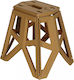 ikonka Stool Beach Brown