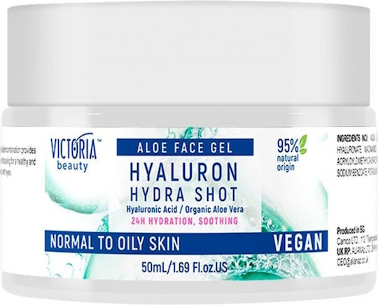 Victoria Beauty Hyaluron Hydra Shot Gel Face with Aloe Vera 50ml