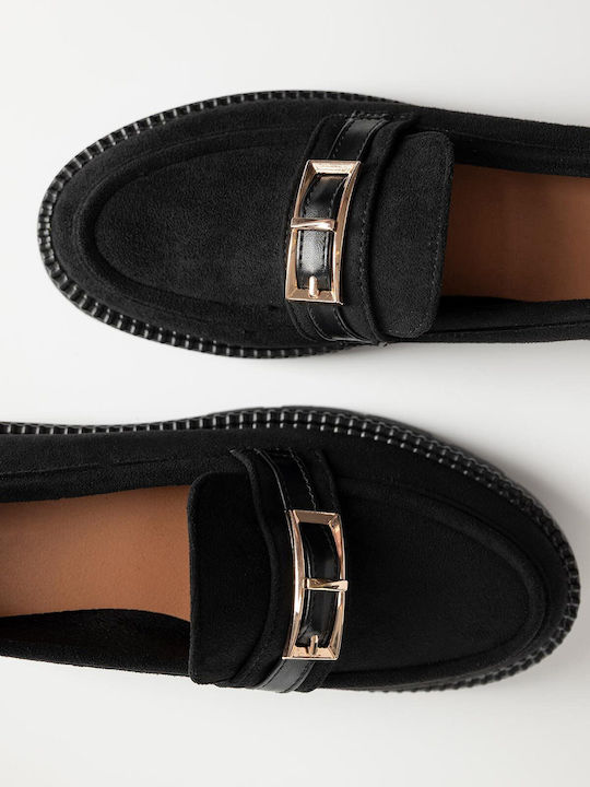 Bozikis Дамски Loafers в Черен Цвят
