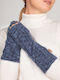 Women's Woolen Gloves Blue