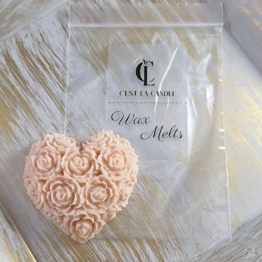 Wax Melts Τριανταφυλλένια Καρδιά Φράουλα