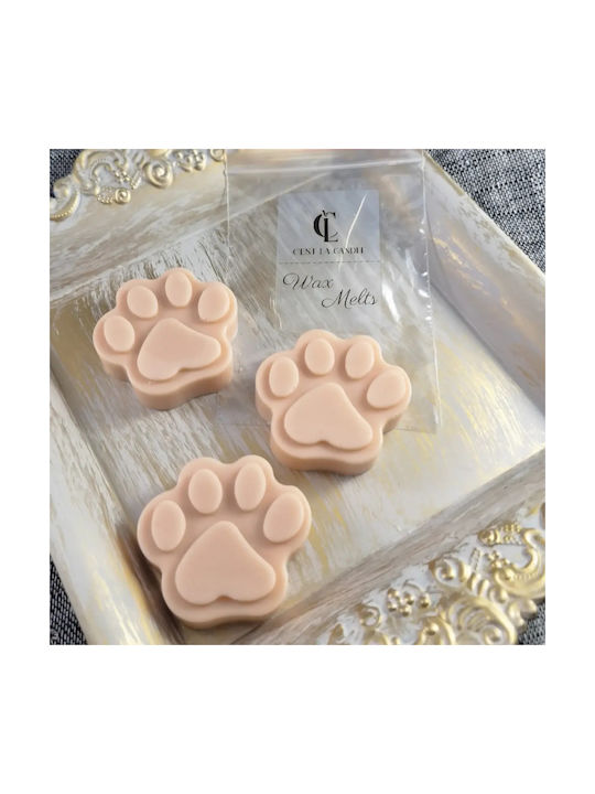 Wax Melts Dog Paws 1 Piece Gingerbread Caramel Mousse