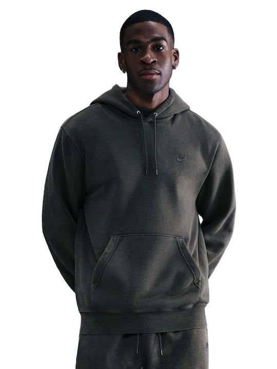 Sportswear Club Sweatshirt with Hood Anthracite