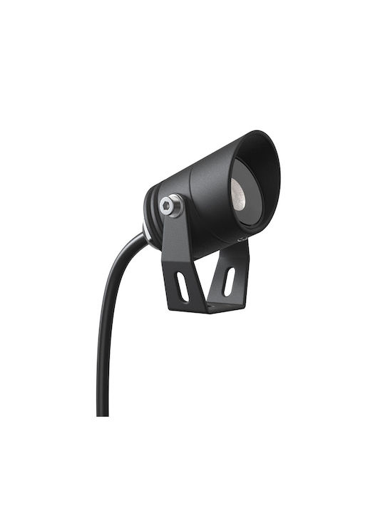 Gekas Gekas Außenstehlampen LED Projektor 4W Mit Warmes Weiß IP67 Schwarz