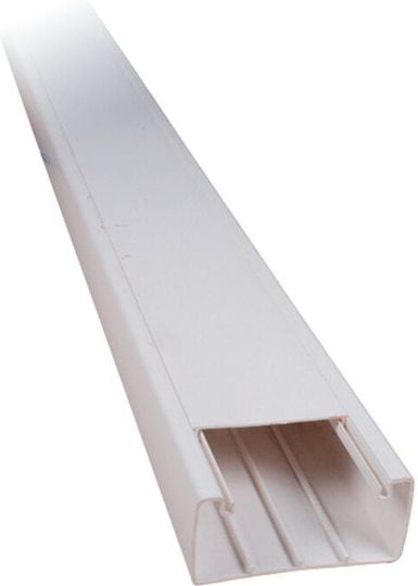 Elmark Em5621212a Kabelkanal Selbstklebend Breite 12 Mm Höhe 12 Mm Länge 2000 Mm Kunststoff Weiß