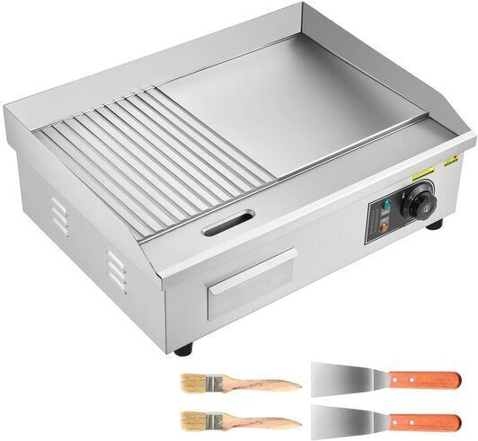 Vivatechnix Plată Electrică De Oțel 53.5x30x 3.2kW Cu Placă Bacteriană Plată