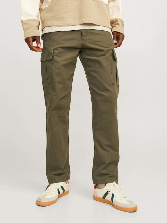 Jack & Jones Παντελόνι Cargo Χακί